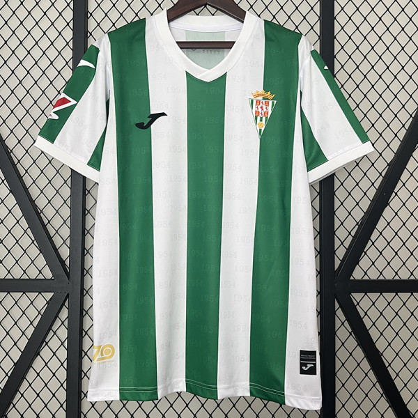 24/25 Córdoba Home Fans Soccer Jersey(西甲科尔多瓦)