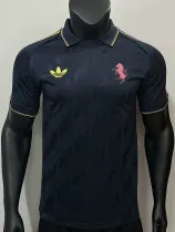 24/25 JUV Black Leisure  Retro Soccer Jersey