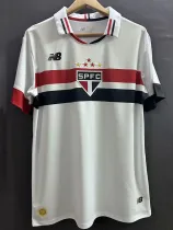 24/25 Sao Paulo  Home Fans Soccer Jersey无广告