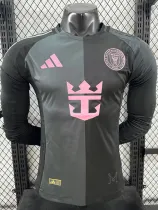 25/26 Inter Miami Away  Long Sleeve Player Version Soccer Jersey