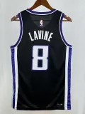 23/24 KINGS LAVINT # 8 Black Away  Top Quality Hot Pressing  Retro NBA Jersey