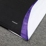 24/25 RMA Black(Purple Shoulders) Tank top and shorts suit(黑色紫肩）