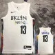 22/23 NETS HARDEN #13 White City Edition Top Quality Hot Pressing NBA Jersey
