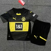 24/25  Dortmund Away Kids Soccer Jersey
