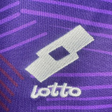 1992/1993 Fiorentina Home Long Sleeve  Retro Soccer Jersey