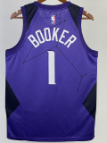 2017/18 SUNS BOOKER #1 Royal Blue City Edition Top Quality Hot Pressing NBA Jersey