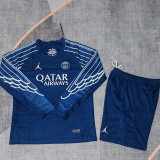 24/25 PSG Fourth Long Sleeve  Kids  Soccer Jersey（童装长袖