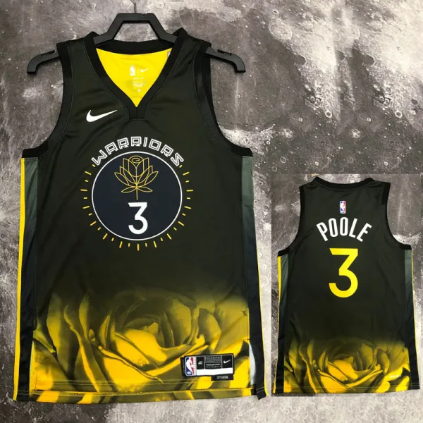 22/23 WARRIORS POOLE #3 Black City Edition Top Quality Hot Pressing NBA Jersey