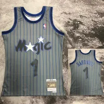 1994/1995 Magic HARDAWAY #01 Grey Retro Top Quality Hot Pressing NBA Jersey