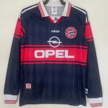 1997/1999 Bayern Home  Long Sleeve Retro Soccer Jersey(长袖）