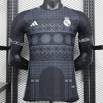 24/25 RMA Black &White Pattern Special Edition Player Version Soccer Jersey