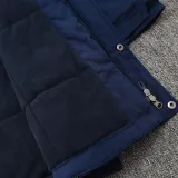24/25 G229 Royal Blue Hooded Cotton Coat