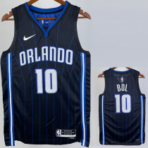 22/23 Magic BOL #10 Black Top Quality Hot Pressing NBA Jersey（黑色条纹）