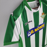 2001/2002 Real Betis Special Edition Retro Soccer Jersey