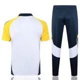 24/25  RMA White(Yellow Sleeves) Polo Collar Pants Set(C1110)