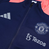 24/25  Man Utd Dark Blue Jacket Tracksuit