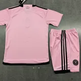 24/25 Inter Miami Home Kids Soccer Jersey