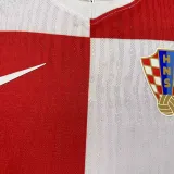24/25 Croatia Home  Kids Player Version Soccer Jersey(童装球员）