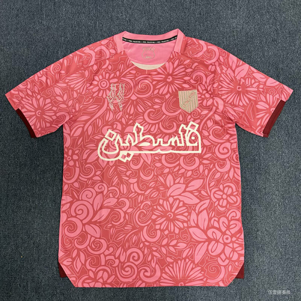 24/25 Palestino Deportivo Pink Special Edition Fans Soccer Jersey(粉色）