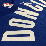 22/23 Dallas Mavericks DoNCIC #77 Blue City Edition Top Quality Hot Pressing NBA Jersey