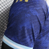 24/25 Argentina Dark  Blue Special Edition  Player Version Soccer Jersey