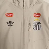2025 Santos FC Khaki Hooded Windbreaker