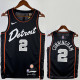 23/24 Pistons CUNNINGHAM #2 Black City Edition Top Quality Hot Pressing NBA Jersey