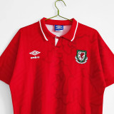 1992/1994 Wales Home Retro Soccer Jersey