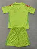 24/25 Nottingham Forest Green Goalkeeper Kids Soccer Jersey