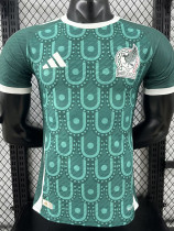 25/26 Mexico  Serpentine Special Edition Green Player Version  Soccer Jersey
