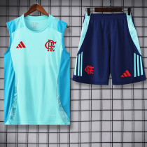 25/26 Flamengo Sky Blue Tank top and shorts suit