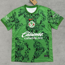 24/25 Club America Green Goalkeeper  Fans Soccer Jersey