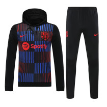 24/25  BAR Black Hooded  Tracksuit(橙色胸花）