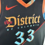 23/24 Wizards KUZMA #33 (City Edition) Top Quality Hot Pressing NBA Jersey城市版