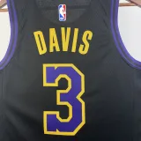 23/24 LAKERS DAVIS #3 Black City Edition Top Quality Hot Pressing NBA Jersey