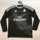 2014/2015 RMA Away Black Long Sleeve Retro Soccer Jersey (长袖)