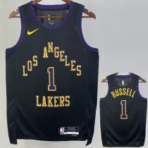 23/24 LAKERS RUSSELL #1 Black City Edition Top Quality Hot Pressing NBA Jersey