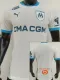24/25 Marseille Home  Player Version Soccer Jersey(Print all Sponsor)前后广告