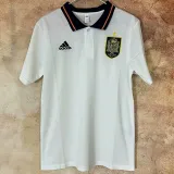 2024 Spain White Polo Shirt