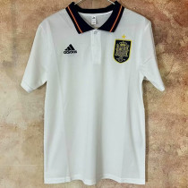 2024 Spain White Polo Shirt