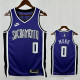 24/25 Kings MOKE #0 Purple  Top Quality Hot Pressing Retro  NBA Jersey