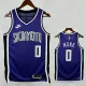 24/25 Kings MOKE #0 Purple  Top Quality Hot Pressing Retro  NBA Jersey