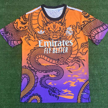24/25 RMA Dragon Pattern Orange Purple Training Shirts
