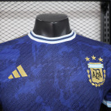 24/25 Argentina Dark  Blue Special Edition  Player Version Soccer Jersey