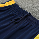 24/25 RMA Sapphire Blue Player version  Half Pull Tracksuit  (球员版、半拉链)
