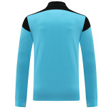 24/25 JO Lake Blue Half Zipper Sportswear # 810  湖蓝(半拉链)