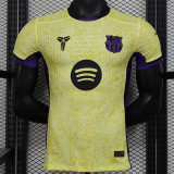 24/25 BAR Yellow Special Edition  Player Version Soccer Jersey(大胸花）