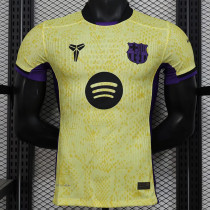 24/25 BAR Yellow Special Edition  Player Version Soccer Jersey(大胸花）
