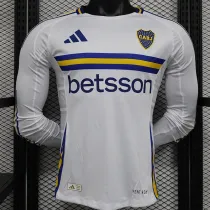 24/25 Boca Juniors Away Player Version Long Sleeve  Soccer Jersey(长袖)
