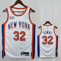 24/25 KNICKS TOWNS #32 City Edition Top Quality Hot Pressing NBA Jersey